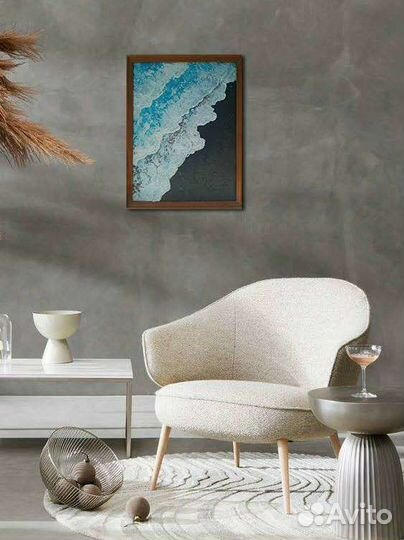 Современная картина ручная работа Море подарок