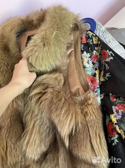 Жилетка меховая натуральная