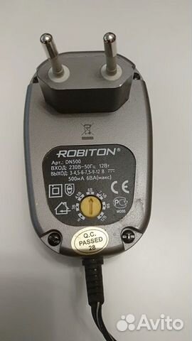 Универсальный регулируемый адаптер на 3-12В