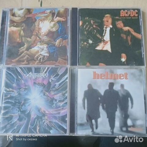 Anthrax, Killing Joke,Ac/Dc, Helmet. CD