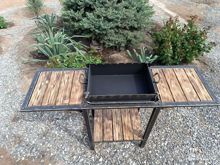 Мангал лофт кованый