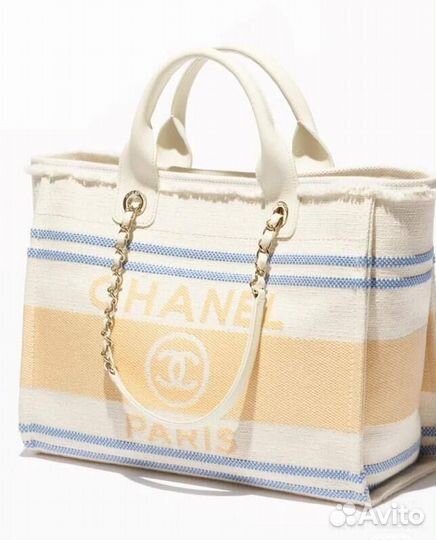 Chanel сумка шоппер Cotton Canvas