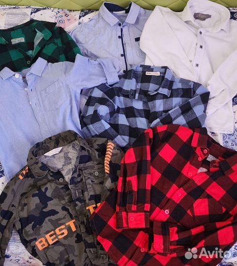 Рубашки на мальчика пакетом