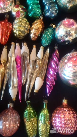 Ёлочные игрушки времён СССР