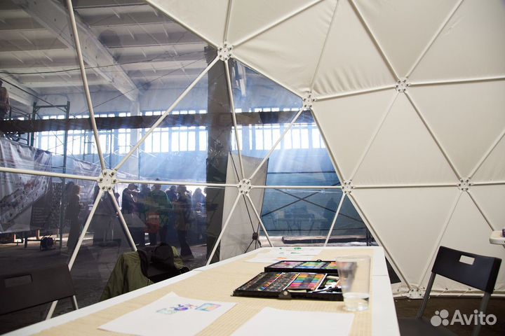 Купольный шатёр. Сферический шатёр. Глэмпинг