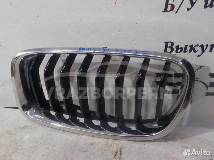 Решетка радиатора левая BMW 3-Series