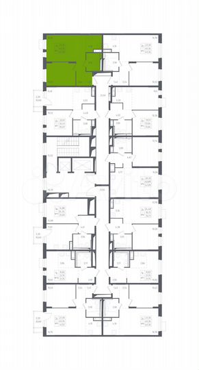 2-к. квартира, 40,4 м², 12/12 эт.