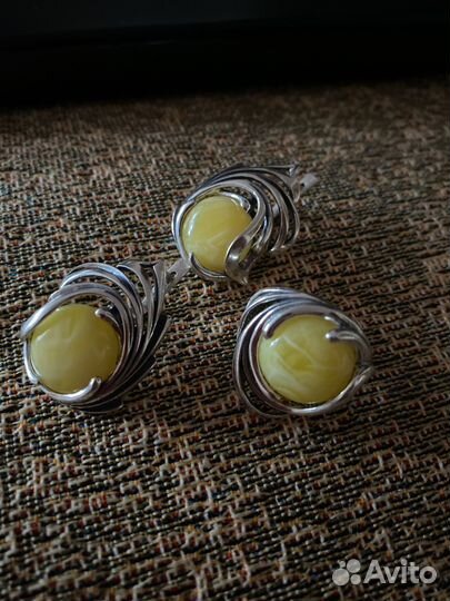 Серебряные гарнитур