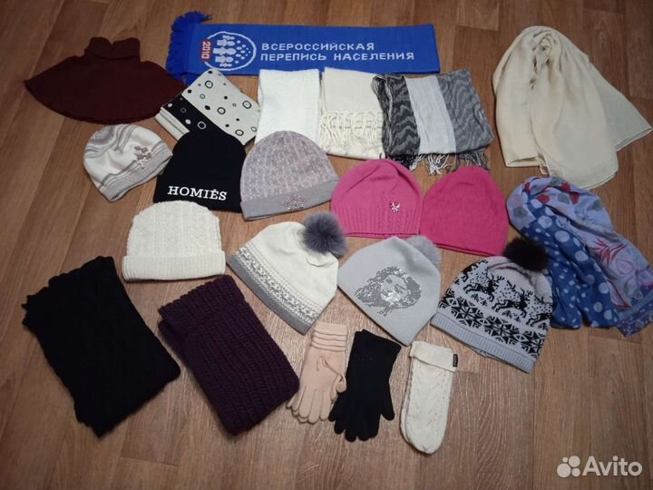 Шапки, снуды, шарфы, перчатки