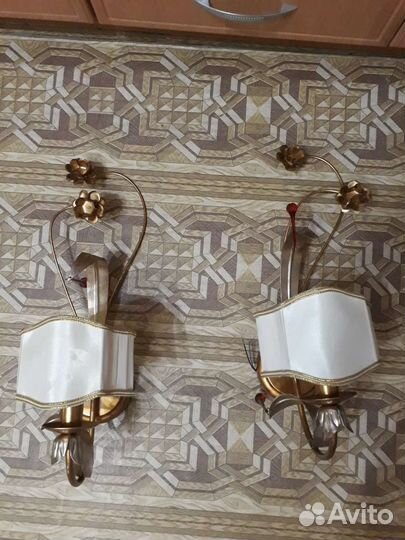 Настенный светильник бра 2 шт бу