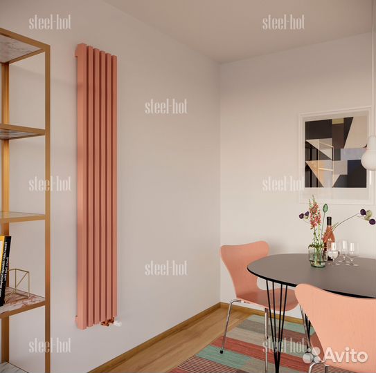 Дизайнерский радиатор отопления Steel