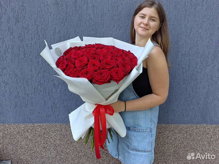 51 роза Цветы с доставкой