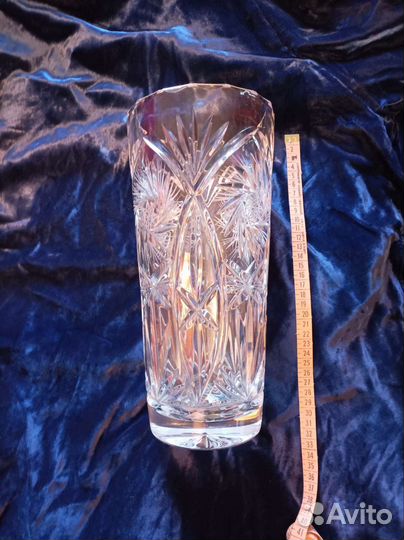 Рюмки хрустальные салатница ваза СССР