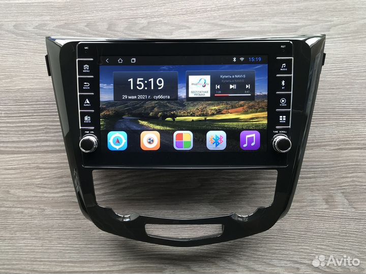 Магнитола Nissan Qashqai 2 + физические кнопки