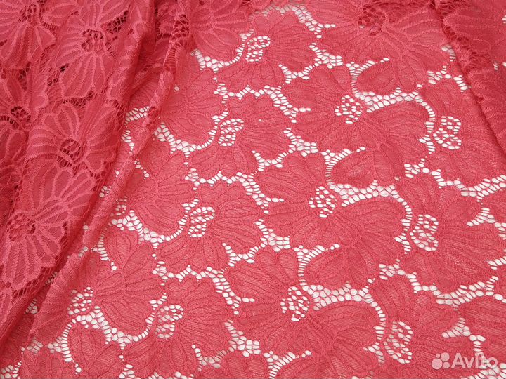 Кружевное полотно гипюр. Отрез