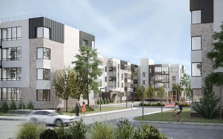 2-к. квартира, 59,1 м², 4/4 эт.