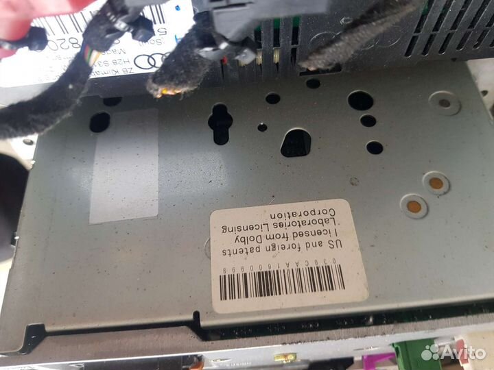 Audi a4 b6 магнитола сборе