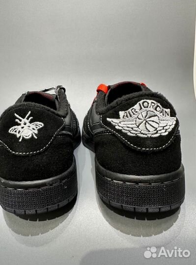 Кроссовки Travis Scott X Air Jordan 1 Low Black Ph