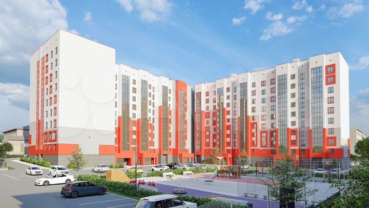 2-к. квартира, 68,5 м², 3/9 эт.