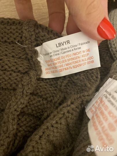 Комплект шапка и шарф женский