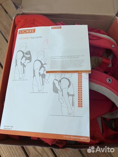 Эргорюкзак переноска stokke mycarrier 3 in 1