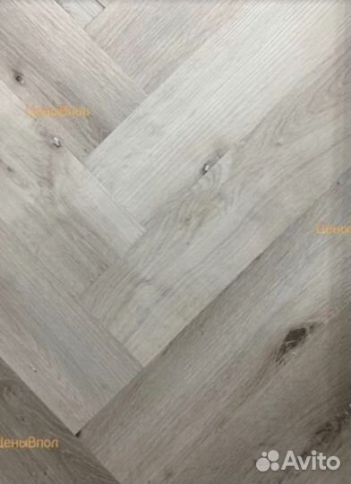 Кварцвиниловый ламинат елочка