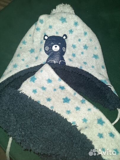 Комплект шапка и снуд для мальчика