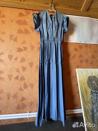 Джинсовый сарафан Mango Jeans