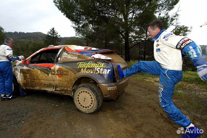 Ford Focus WRC 2001 (кузов kyosho mini-z)