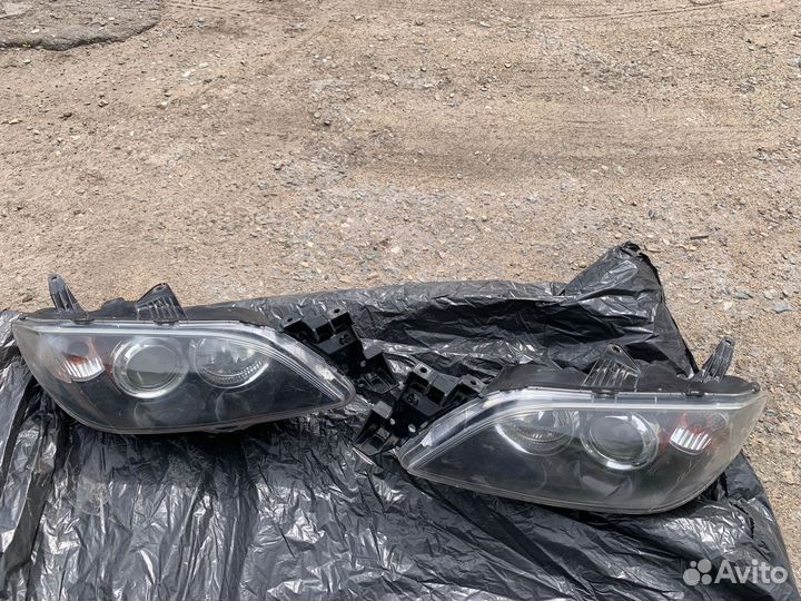 Передние фары на mazda 3 бк