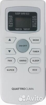 Quattroclima Vento QV-VN28WA/QN-VN28WA