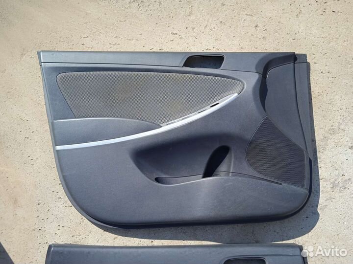 Карта двери передняя левая Hyundai Solaris 1