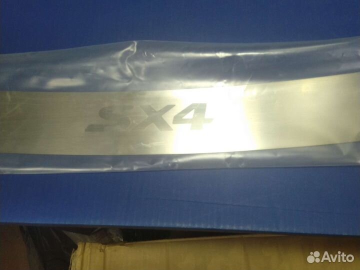 Suzuki SX4 2016+ накладка заднего бампера