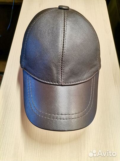 Бейсболка из натуральной кожи SSalik (Турция)
