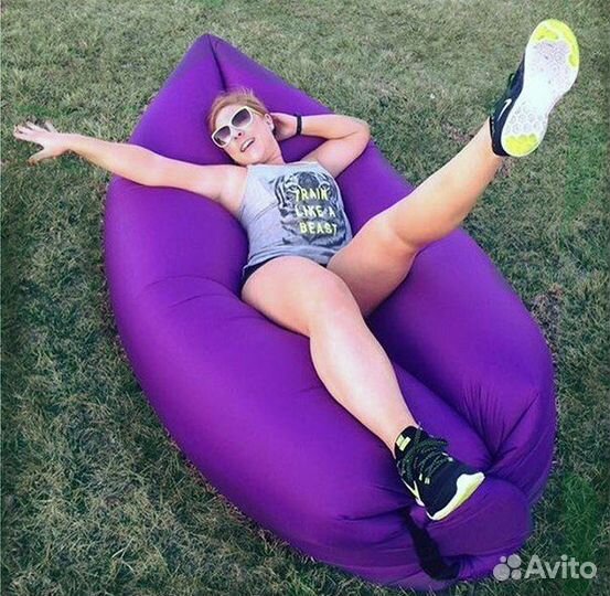 Надувной диван Ламзак в комплекте колышек