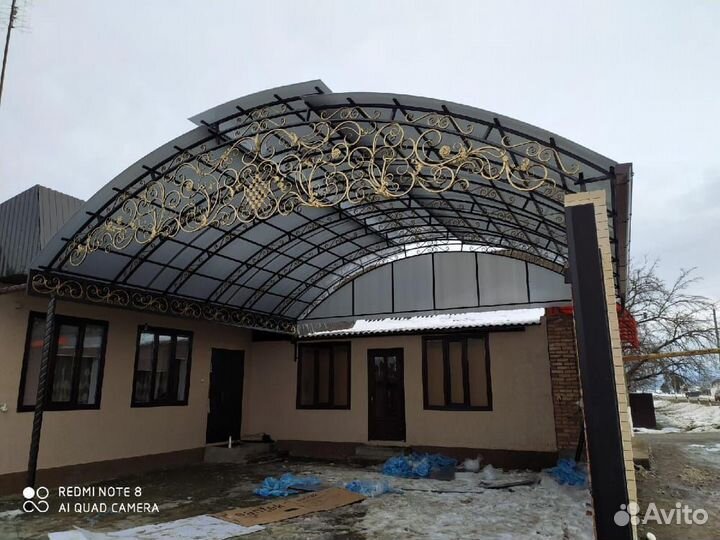 Навесы из поликарбоната N1