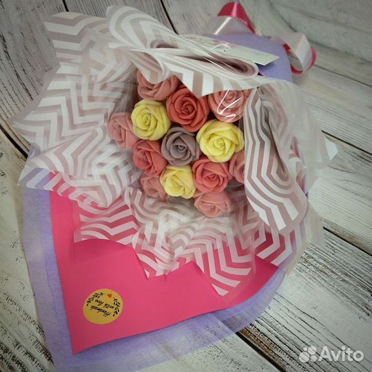 Букет из шоколадных цветов