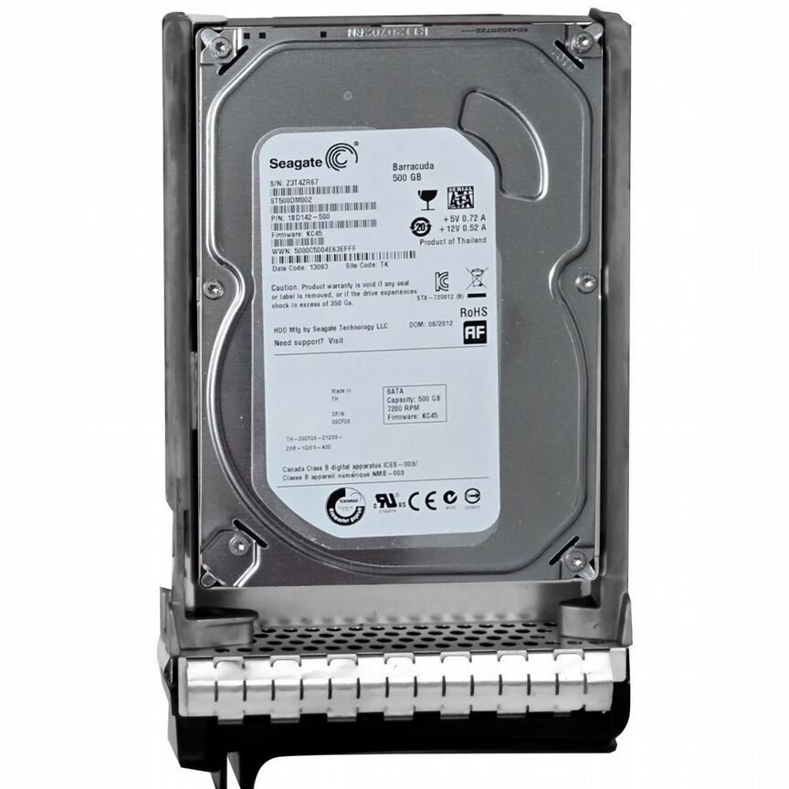 [9CF26] Жесткий Диск Dell500gb Sata2 3,5" Hdd