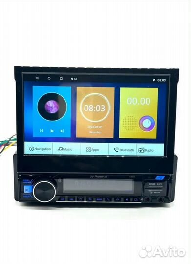 Автомагнитола DV-PioneerOK 4409 Android/3+32GB/Выездной экран