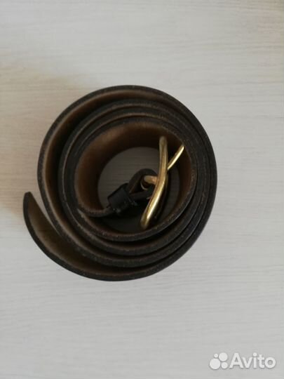 Ремень военный кожаный