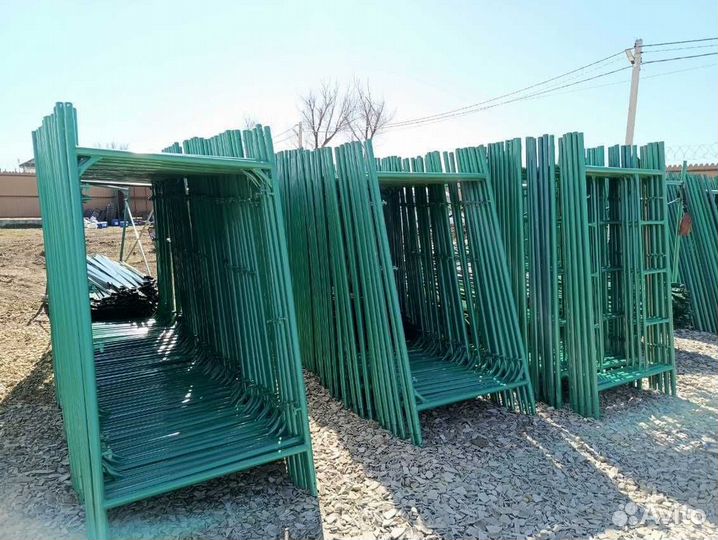 Леса строительные с настилом новые аренда