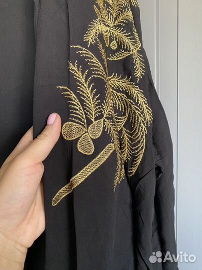 Накидка женская пляжная длинная