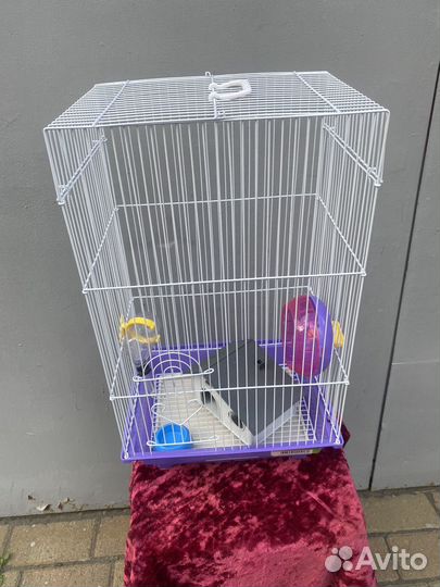 Клетка-домик для хомячка.Двухэтажная