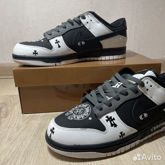 Кроссовки мужские Nike SB Dunk low x Chrome Hearts