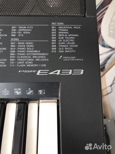 Синтезатор yamaha psr e433