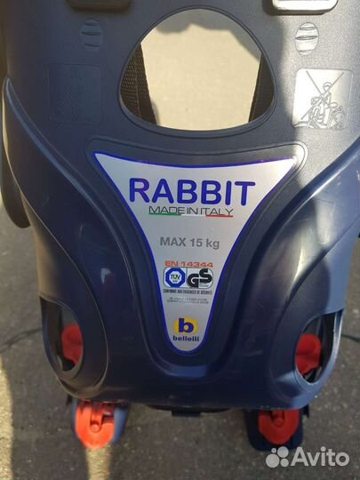 Детское велокресло rabbit