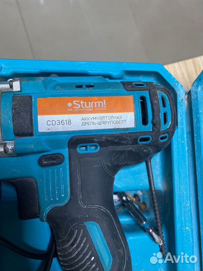 Аккумуляторная дрель-шуруповерт Sturm cd3618