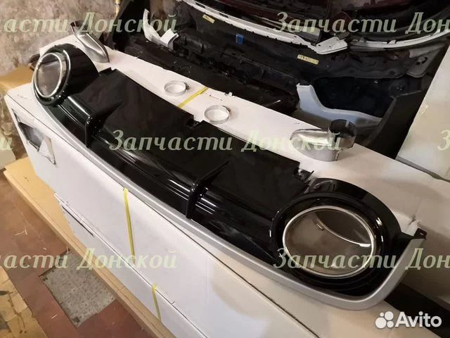 Диффузор заднего бампера audi a6 c6 rs дорест хром