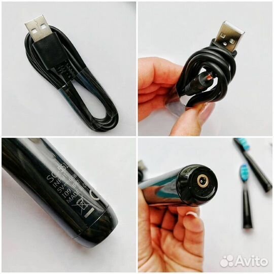 Seago SG-551 Черная зубная щетка электическая/50