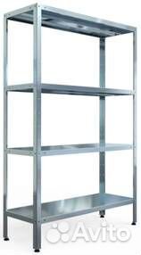 Стеллаж из нержавейки assum 1200х500х1800